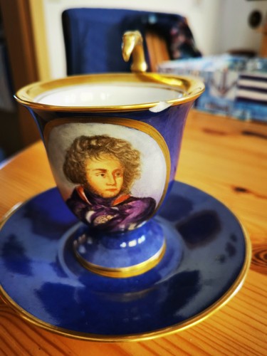 Rarität kobaltblaue tasse mit - rarität,